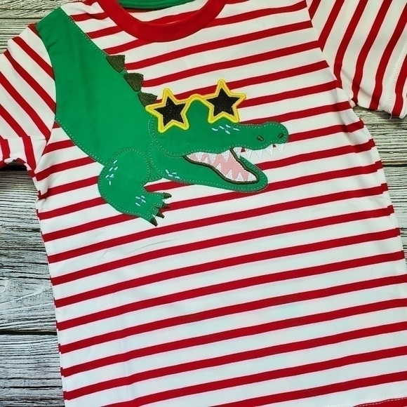 4th of July Alligator Applique T-Shirt Boutique - Picture 2 of 3